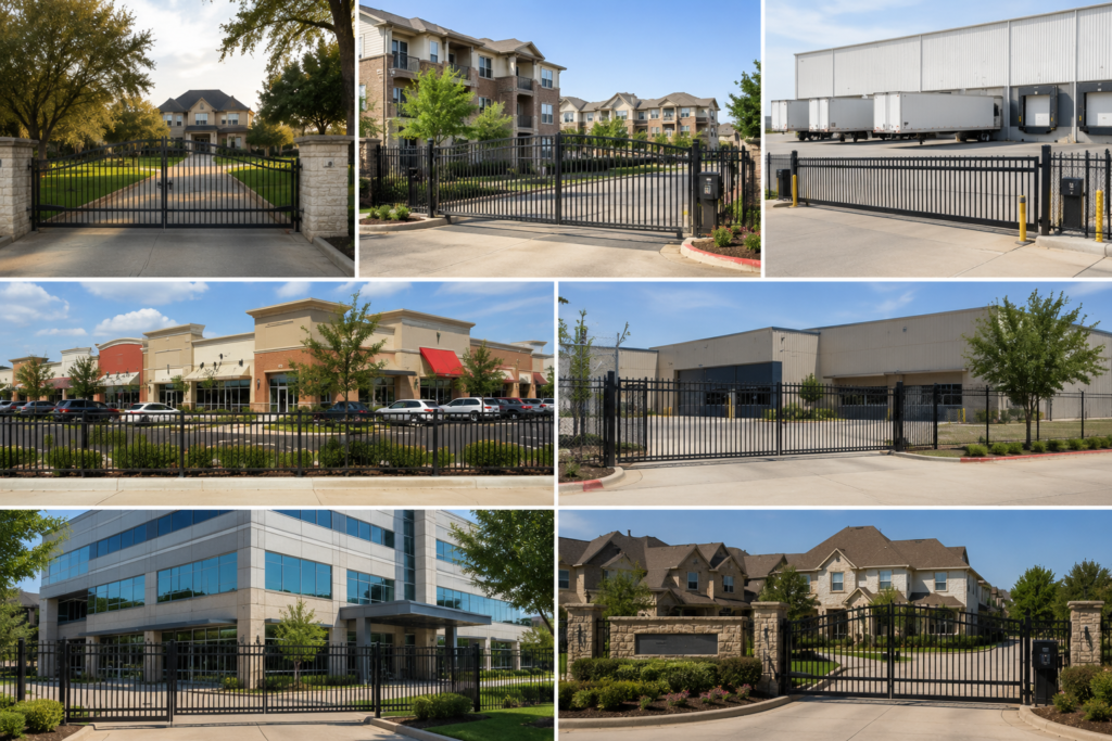types of gates in north richland hills tx