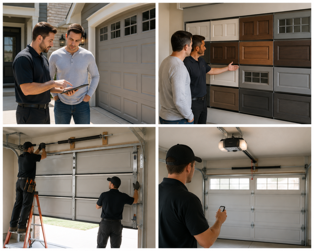 garage door installation process