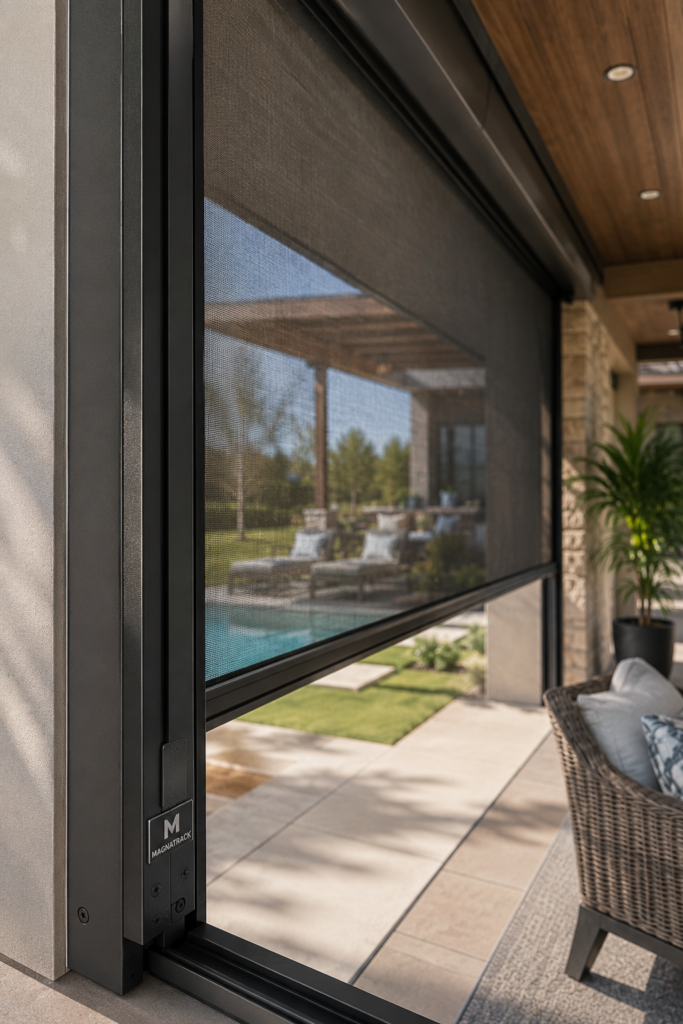 magnatrack motorized screens