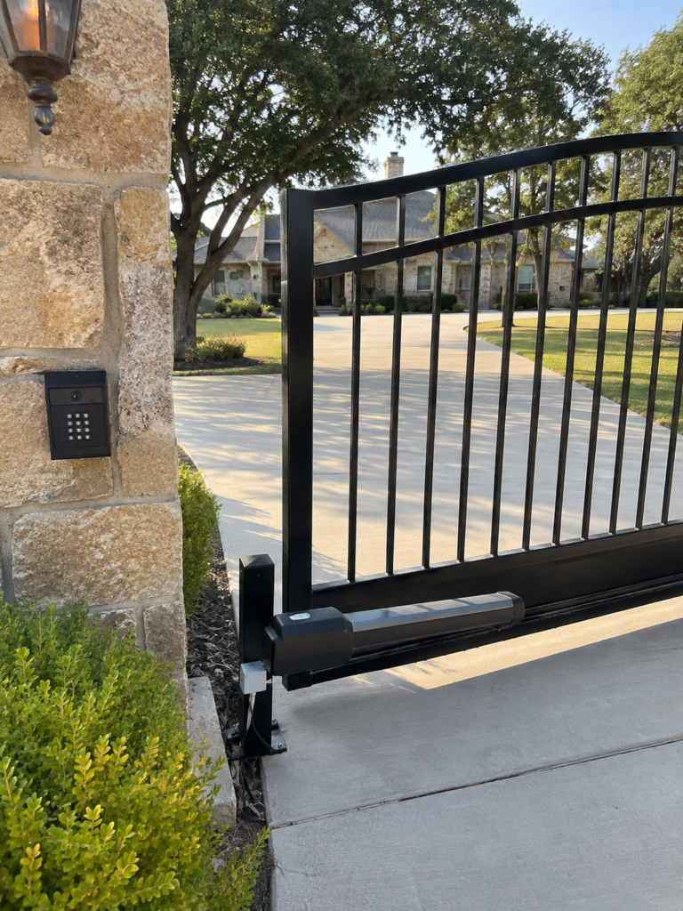 mansfield gate installation