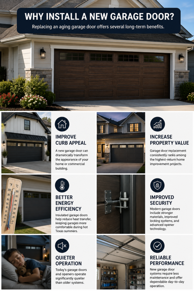 why install a new garage door