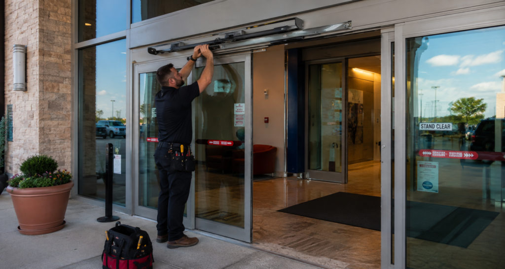 automatic door installation dfw tx