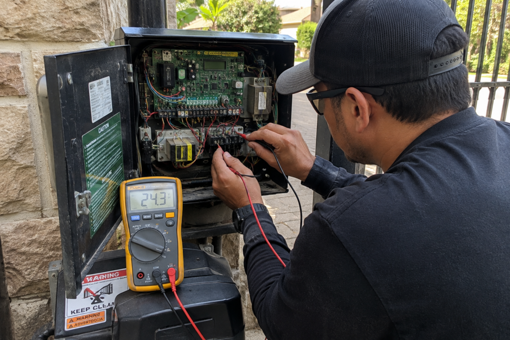 electric gate repair dallas fort worth