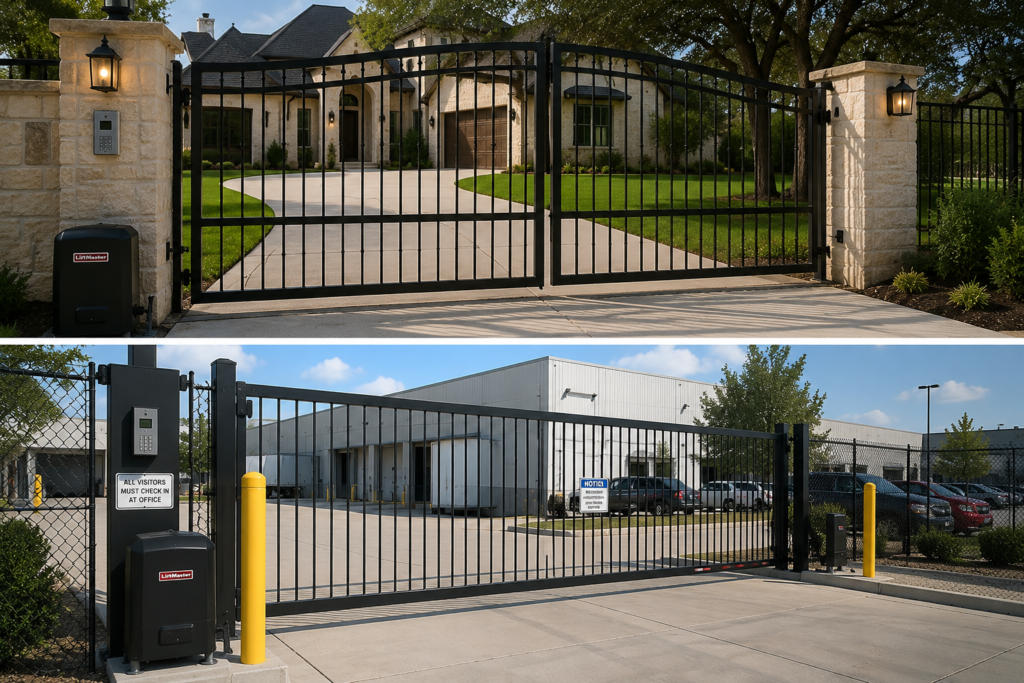 residential and commercial gate installation dfw tx