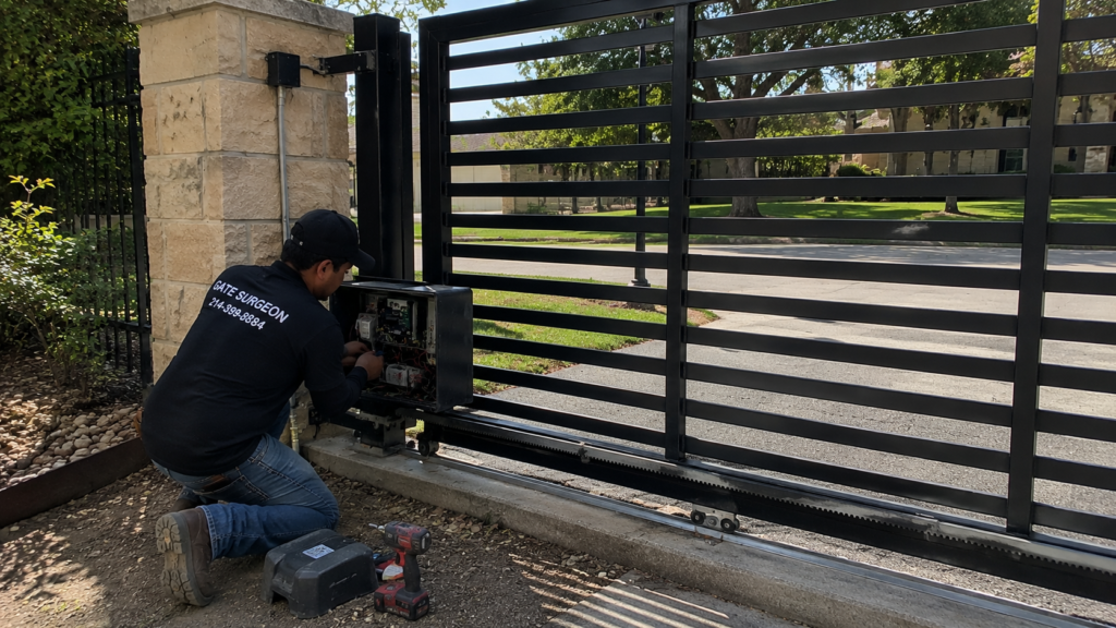 sliding gate repair dallas fort worth