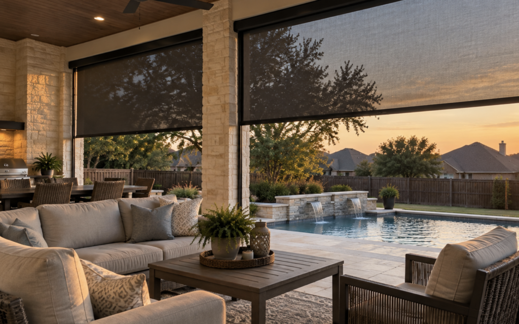 Are Motorized Patio Screens Worth It in Texas?